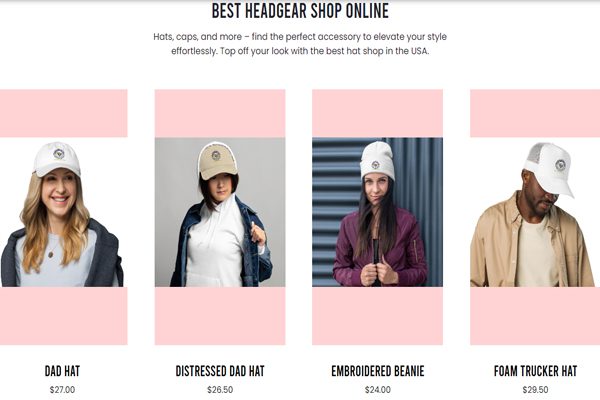 Online Headgear Shop